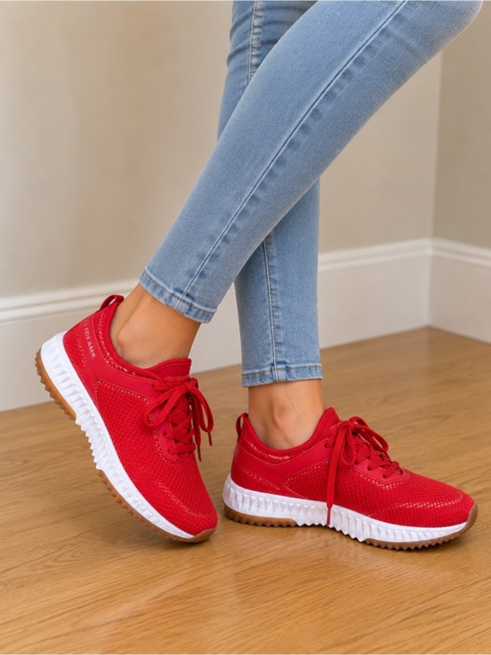 U.S. Polo Assn. Red Fashion Sneakers